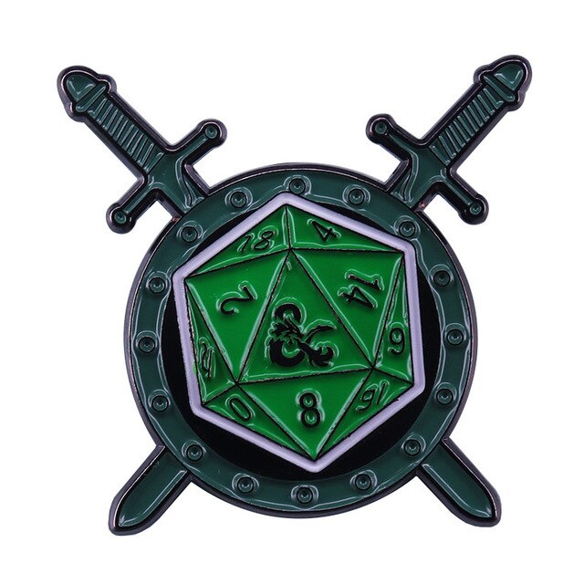 DND Themed Pins--Various Designs