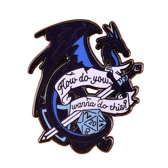 DND Themed Pins--Various Designs