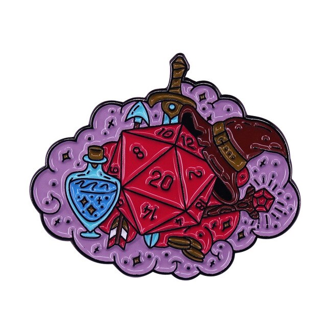 DND Themed Pins--Various Designs