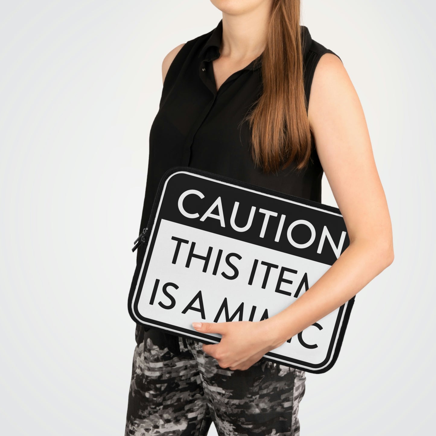 This Is Not a Mimic Laptop Sleeve
