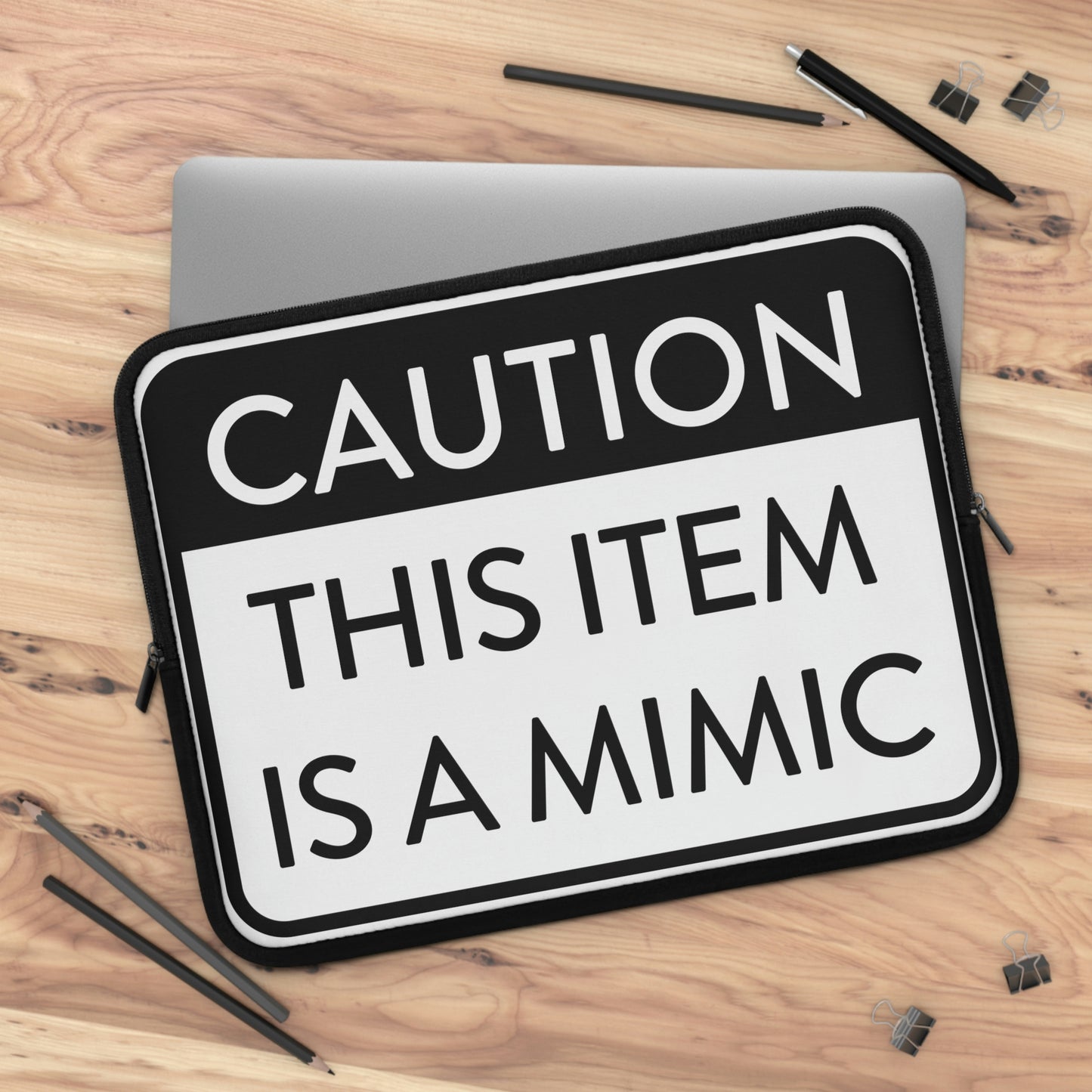 This Is Not a Mimic Laptop Sleeve