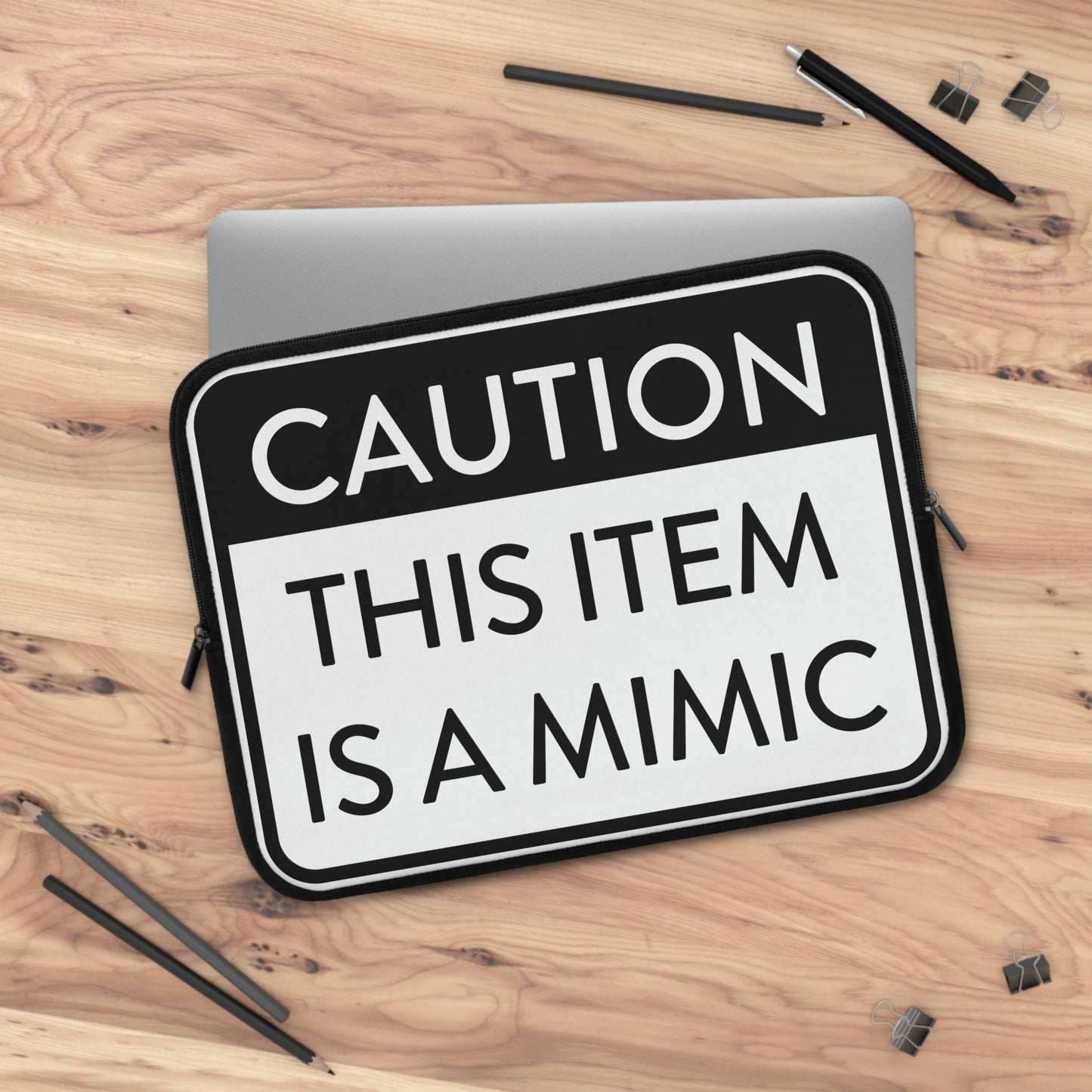 This Is Not a Mimic Laptop Sleeve