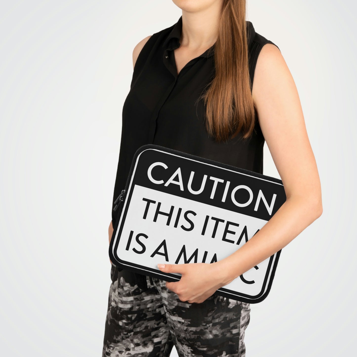 This Is Not a Mimic Laptop Sleeve