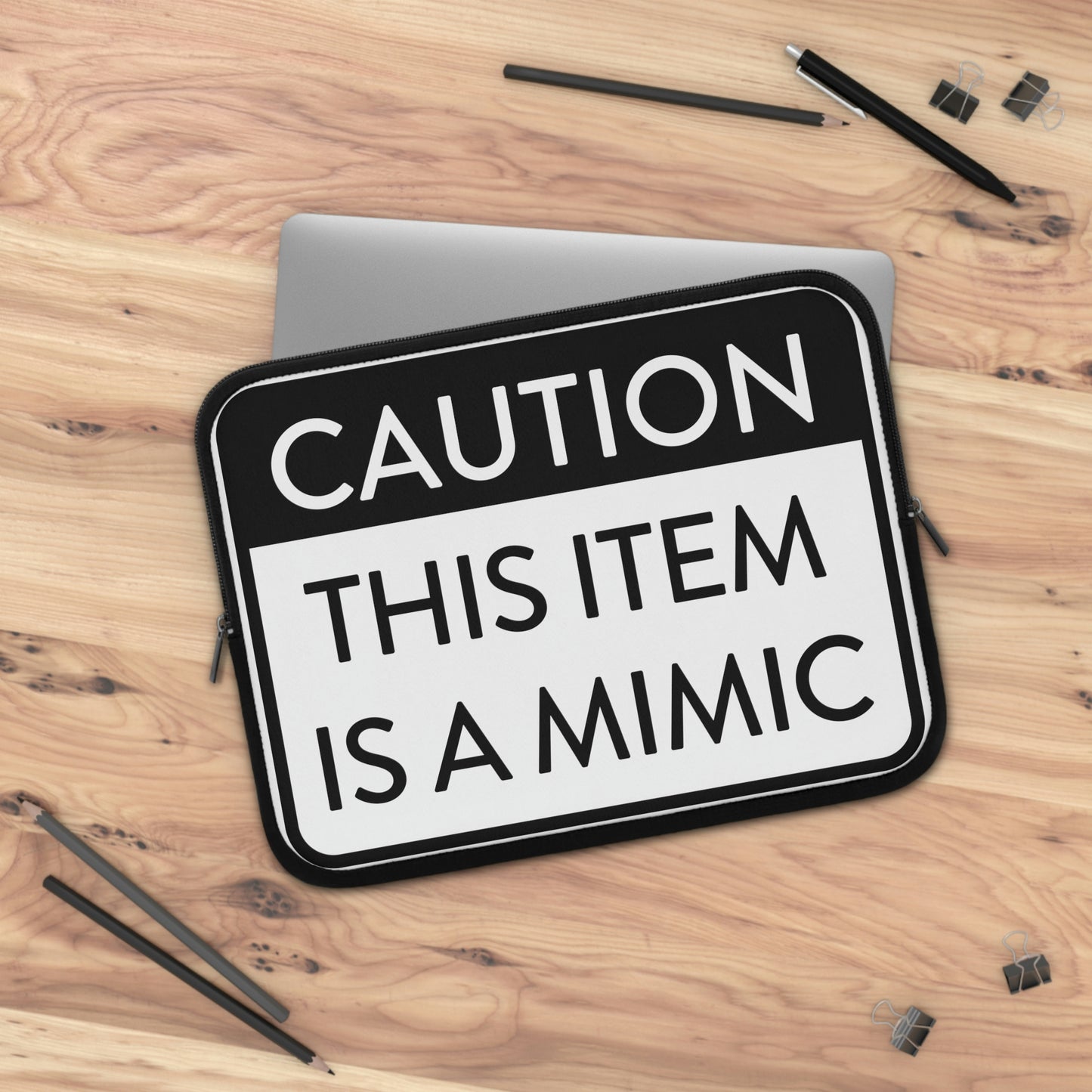 This Is Not a Mimic Laptop Sleeve