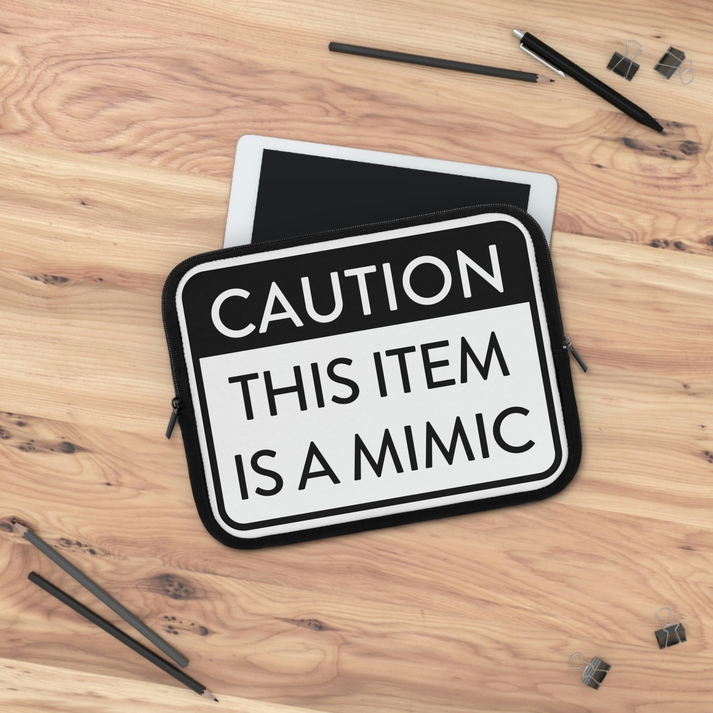 This Is Not a Mimic Laptop Sleeve