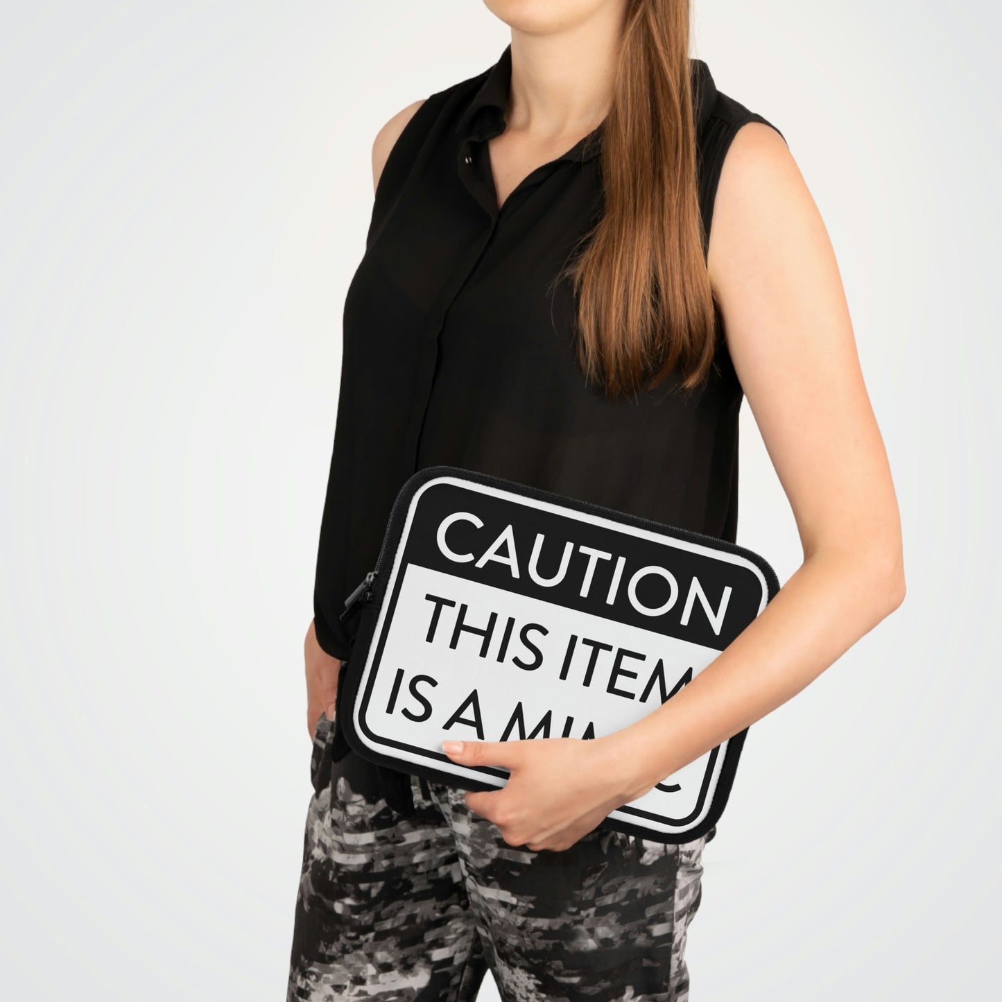 This Is Not a Mimic Laptop Sleeve