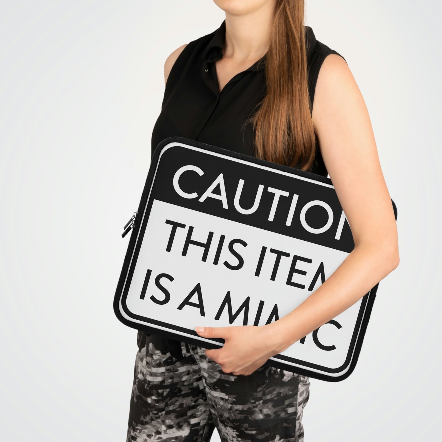 This Is Not a Mimic Laptop Sleeve